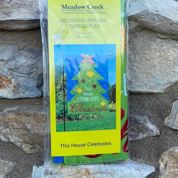 Christmas Garden Flag Size 12.5 x 18 NEW - Picture 3 of 3